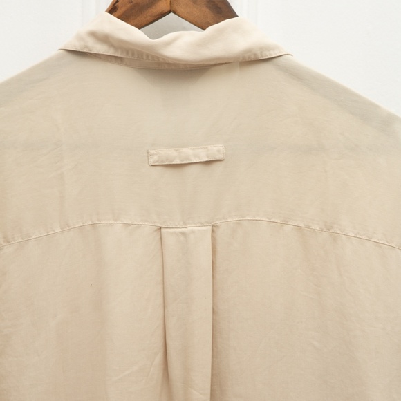 VINTAGE 100% SILK BLOUSE - Picture 3 of 3